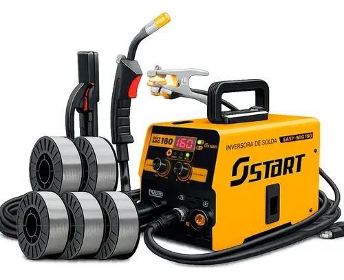 Kit Máquina De Solda Multiprocesso MIG 160A 3 Em 1 TIG Lift